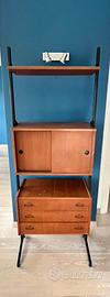 Libreria in teak anni 60