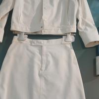 completo giacca e gonna bianco Ralph Lauren