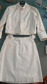 completo giacca e gonna bianco Ralph Lauren