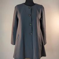Cappotto corto donno grigio scuro