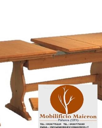 Mobili Rustici Taverna Tavolo Allungabile 901