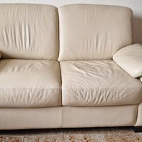 divano ecopelle 2 posti (come nuovo)