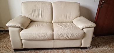 divano ecopelle 2 posti (come nuovo)