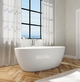 Vasca freestanding 170x58,5 h cm bianco lucido - M