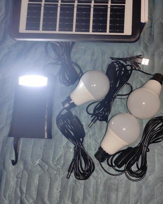 kit illuminazione solare 