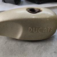 serbatoio ducati desmo silver shotgun