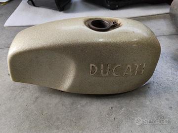 serbatoio ducati desmo silver shotgun