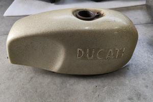 serbatoio ducati desmo silver shotgun