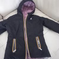 K-WAY REVERSIBILE BLU/FUCSIA