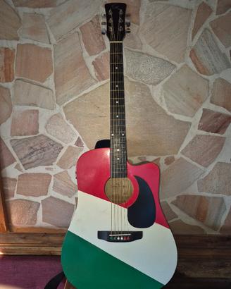 chitarra semiacustica elettrificata