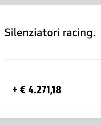 Scarico akrapovic per Ducati streetfighter v4s