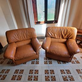 Poltrone Vintage in pelle