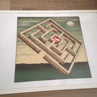 Quadro litografia Vanni Viviani