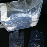 Guanti da lavoro con manichetta impregnato nbr
