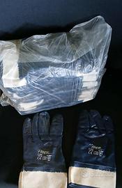 Guanti da lavoro con manichetta impregnato nbr