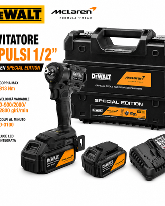 Avvitat DeWalt DCF92MP2T serie limitata MCLAREN