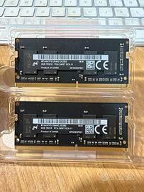 DDR4 8gb (2 banchi da 4gb) pc4-2400T Micron