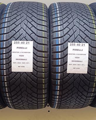 4 GOMME 255 40 21 PIRELLI 2024 INV RIF4359