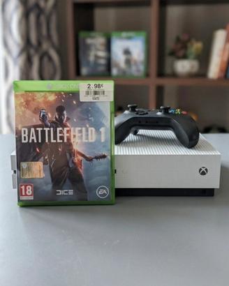 Xbox One S 500GB + Controller + Battlefield 1