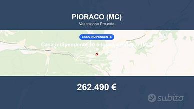 Immobile in asta di 105 m² con box auto a Pioraco