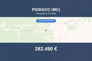Immobile in asta di 105 m² con box auto a Pioraco