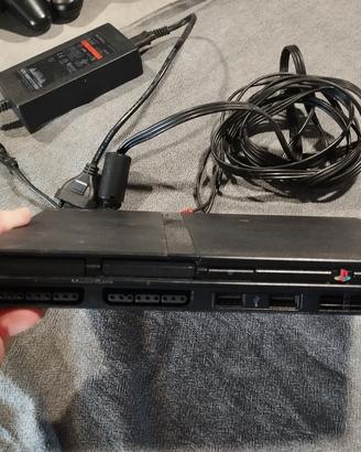 Play Station 2slim+Resident evil out break accesso