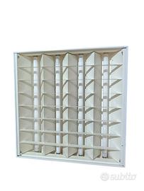 Plafoniera 4 neon a incasso 