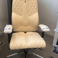 Sedia Kulik ergonomica Business ecopelle sabbia