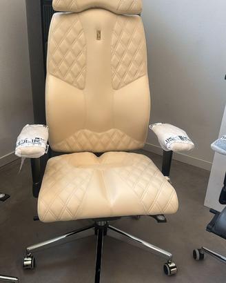 Sedia Kulik ergonomica Business ecopelle sabbia