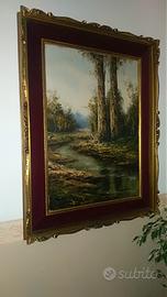 Quadro olio su tela Viviani 