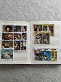 SERIE COMPLETE FRANCOBOLLI DAL MONDO Anni 1960-70