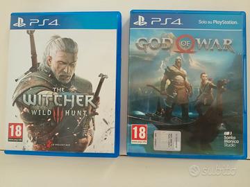PS4  GOD OF WAR & The WITCHER