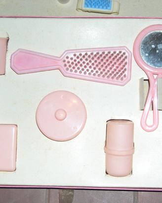 Servizio set toeletta toilette per bambola vintage