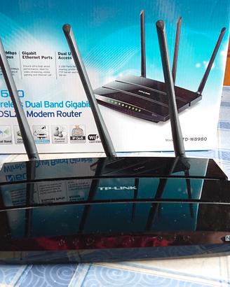 TP-LINK TD-W8980 Modem Router Gigabit ADSL2+