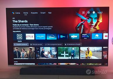 TV Philips 4K 55 pollici Ambilight con Soundbar