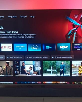 TV Philips 4K 55 pollici Ambilight con Soundbar