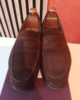 John Lobb Lopez dark brown suede