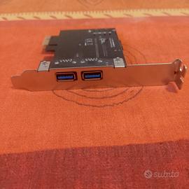 Scheda CSL PCIe USB 3.0 2 porte – Mod. 24335