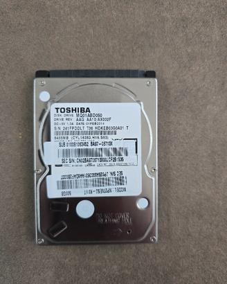 Hard Disk 2.5" Toshiba 500GB