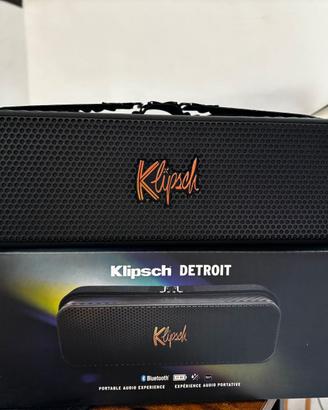 Klipsch Detroit, altoparlante bluetooth portatile