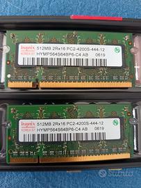 RAM Hynix DDR2 512MB PC2-4200S SO-DIMM (2x512MB)