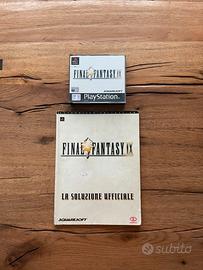 Final Fantasy IX PSX 4 dischi e guida ufficiale