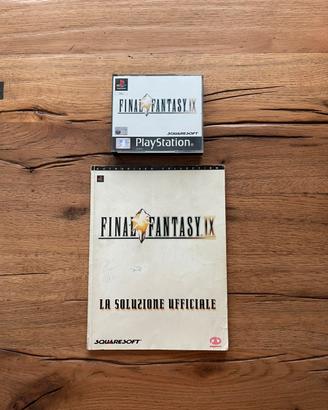Final Fantasy IX PSX 4 dischi e guida ufficiale