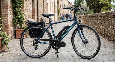 Bicicletta e-bike Bianchi Batteria nuova.