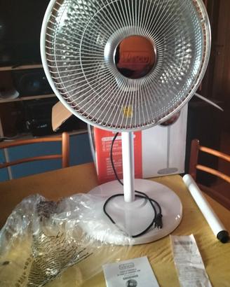 Stufa in fibra di carbonio a parabola oscillante