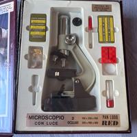 Microscopio vintage