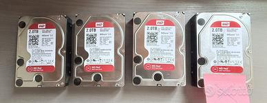 Lotto 4x HDD WD Red 2TB