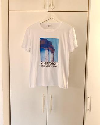 T shirt Never Forget bianca