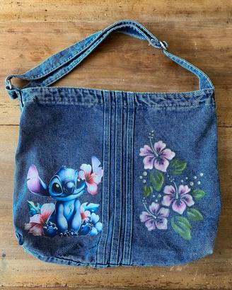 Borsa jeans Stitch