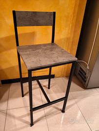 Sgabello Alto Bar / Cucina stile industriale 